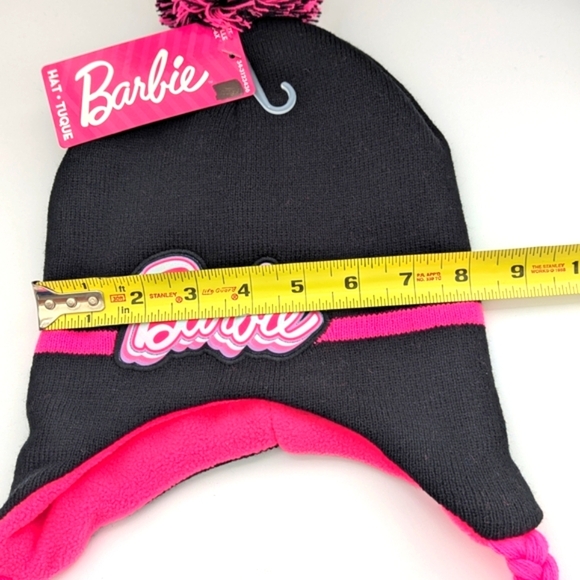 NWT Mattel Barbie Kids Winter Hat/Chook/Tuque With Fleece Lining - Picture 11 of 14